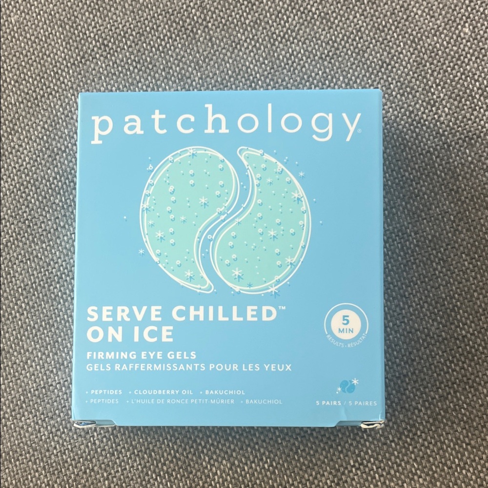 Patchology Serve Chilled On Ice Firming Eye Gels - Blue 5 pairs